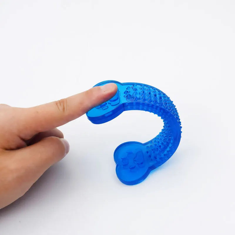 Durable Rubber Bone Chew Toy – Dental Care Toy for Aggressive Chewers & Puppies